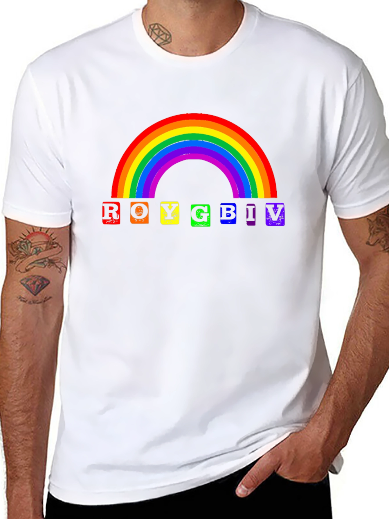 ROYGBIV Rainbow T-Shirt - Pride Apparel