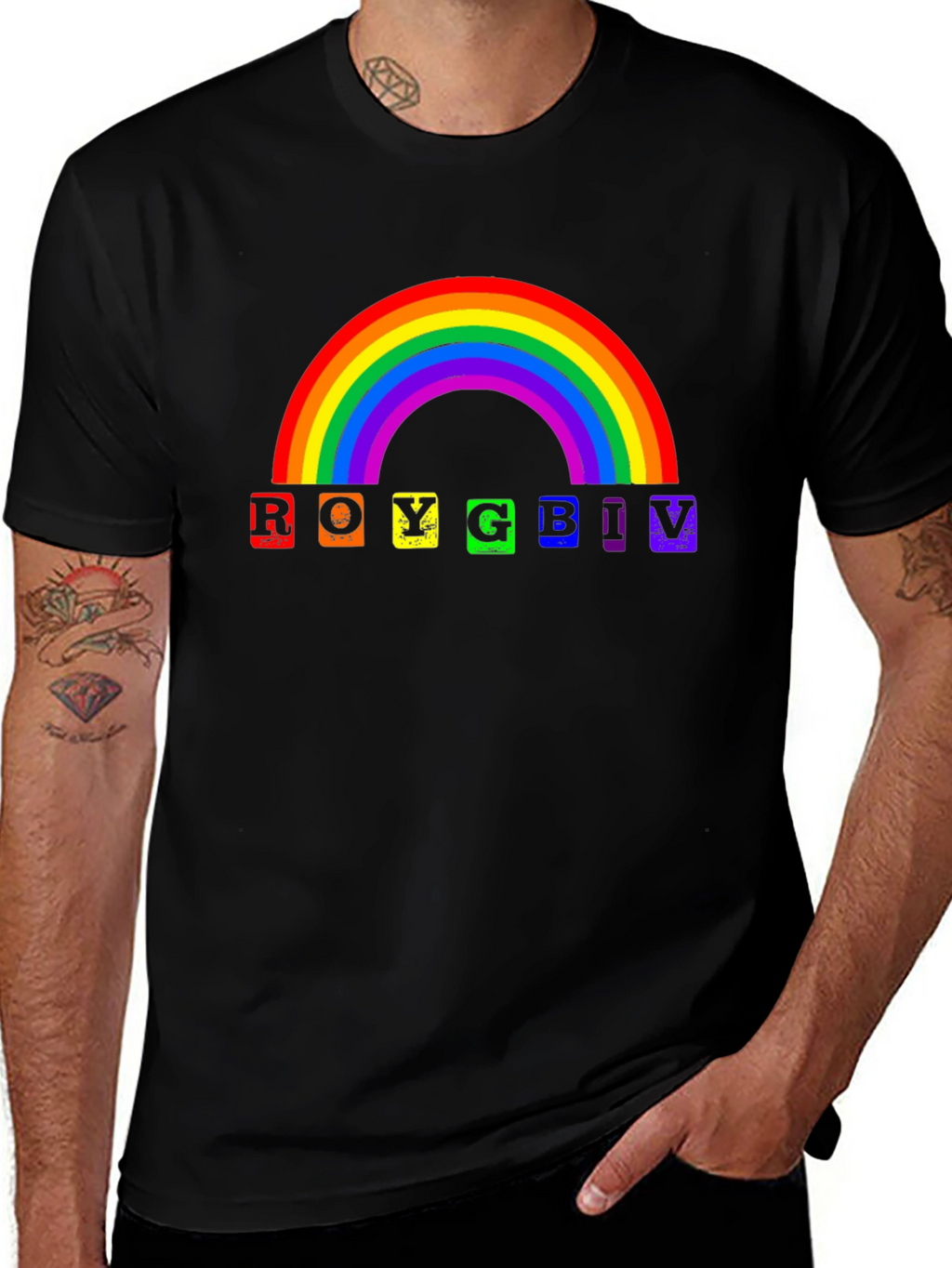 ROYGBIV Rainbow T-Shirt - Pride Apparel