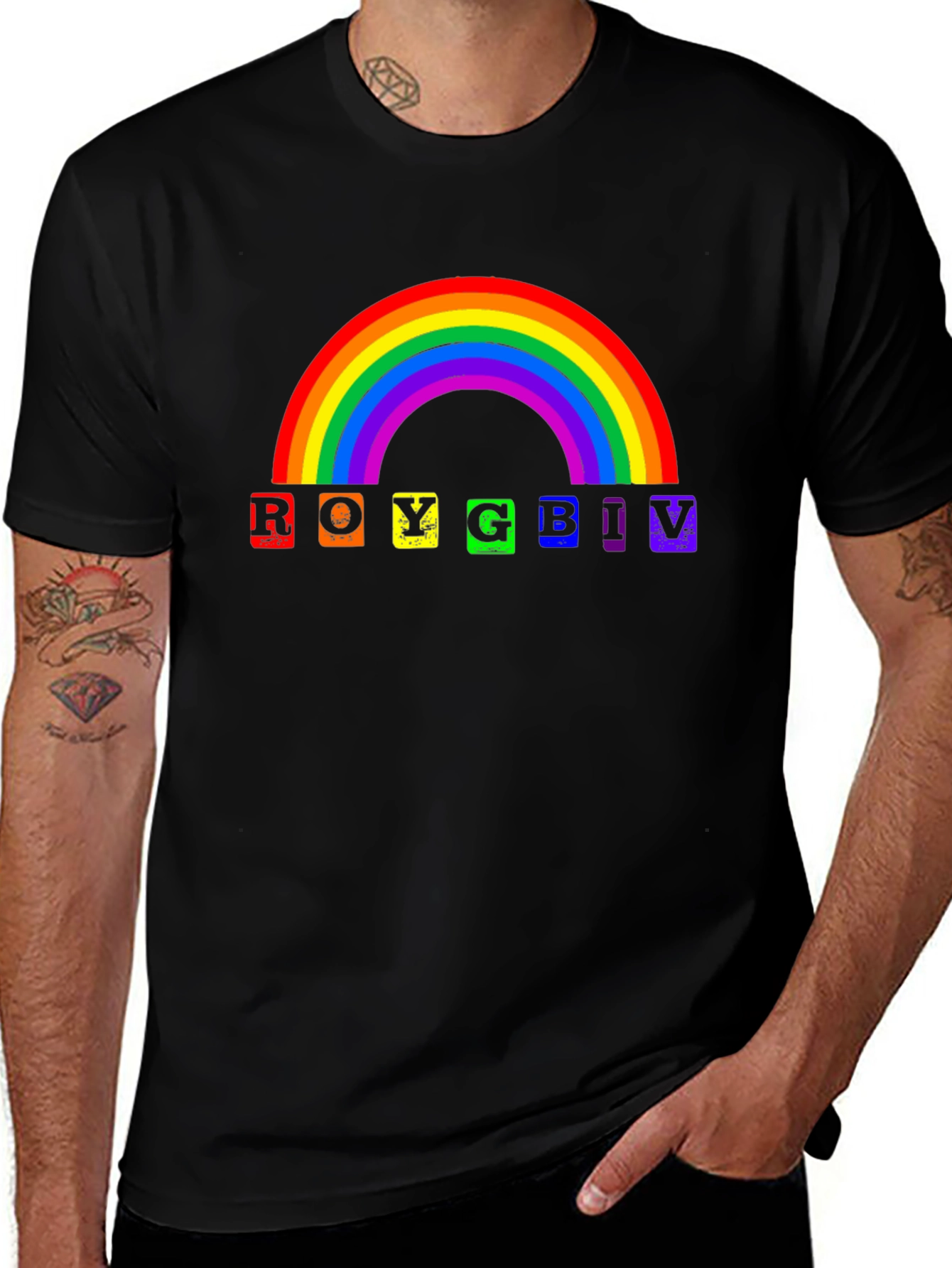 ROYGBIV Rainbow T-Shirt - Pride Apparel