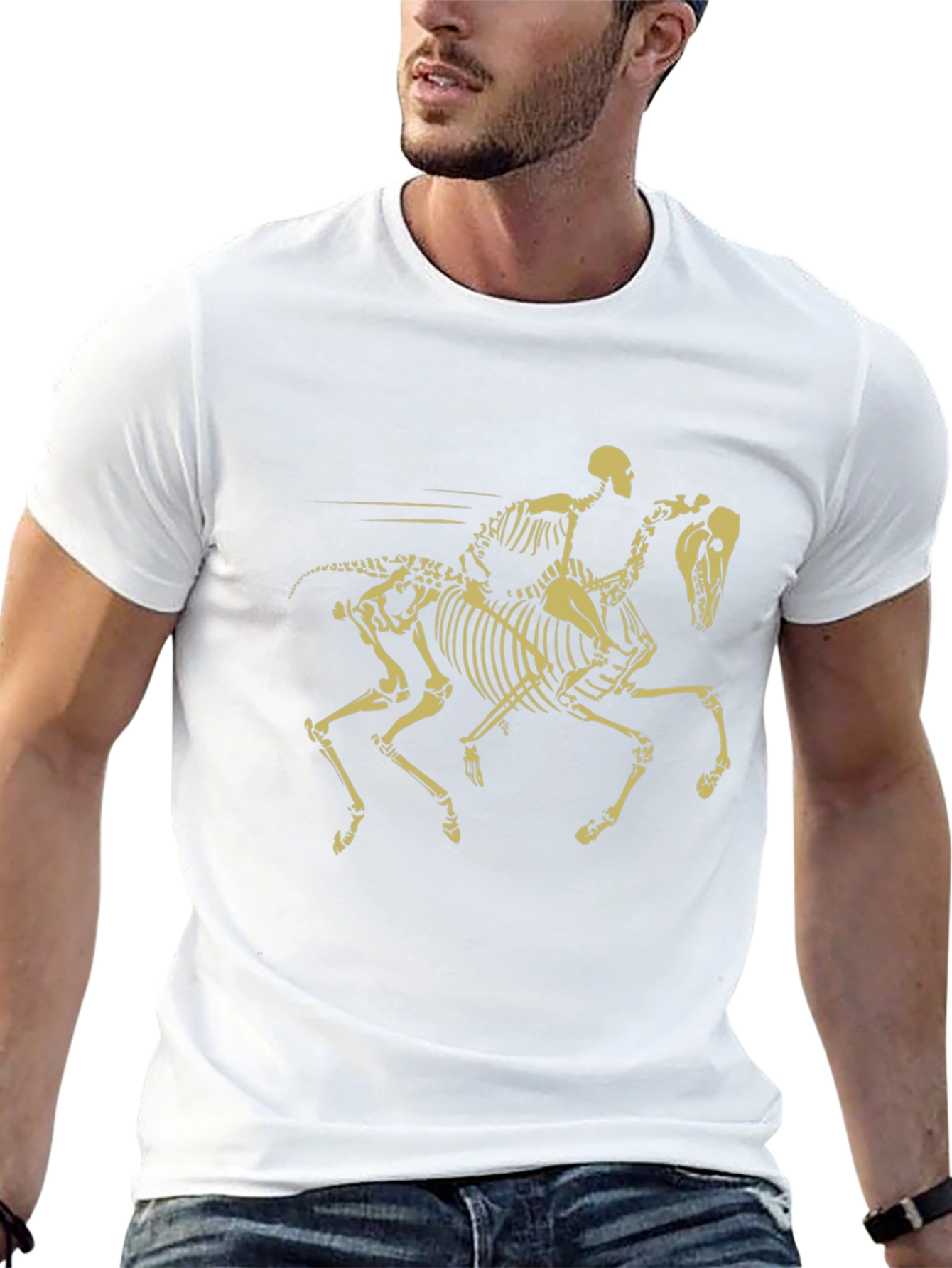 Skeleton Rider Black T-Shirt