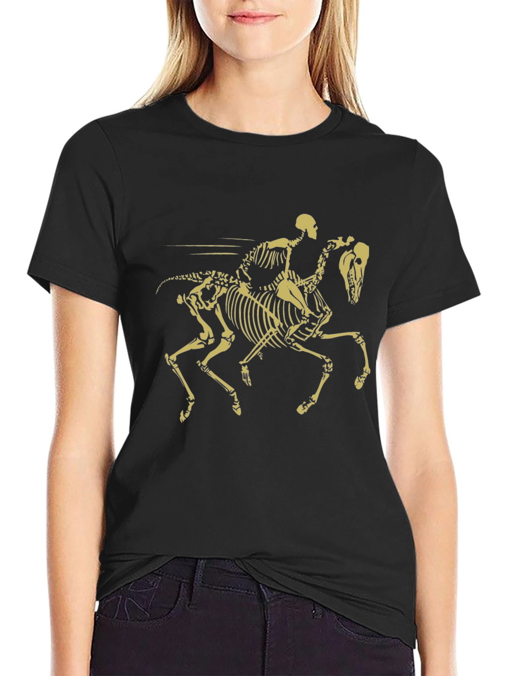 Skeleton Rider Black T-Shirt
