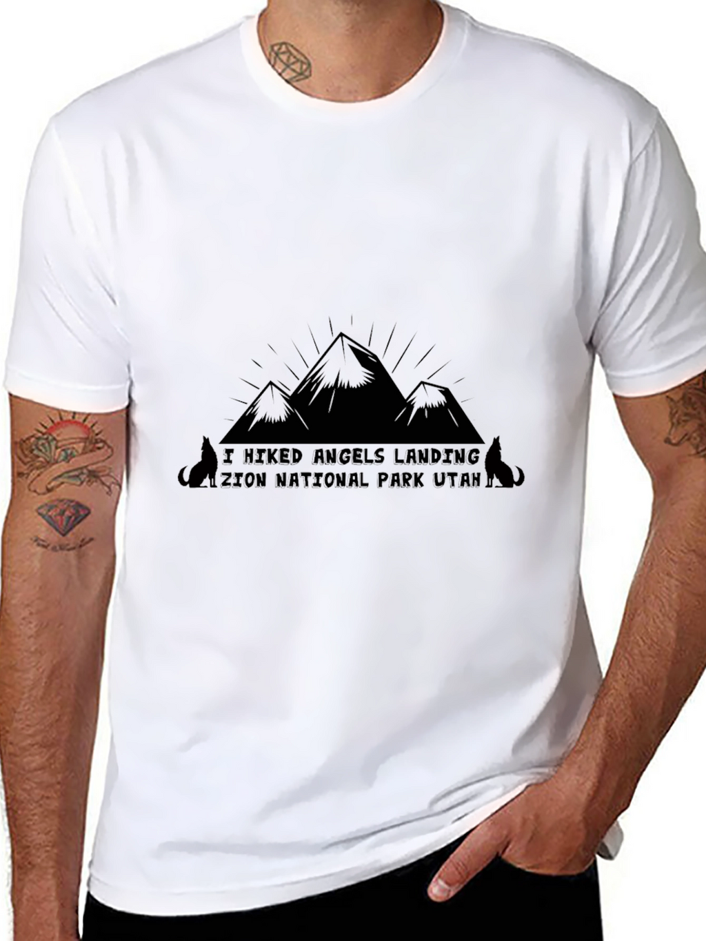 Angels Landing Hike T-Shirt - Zion National Park Utah