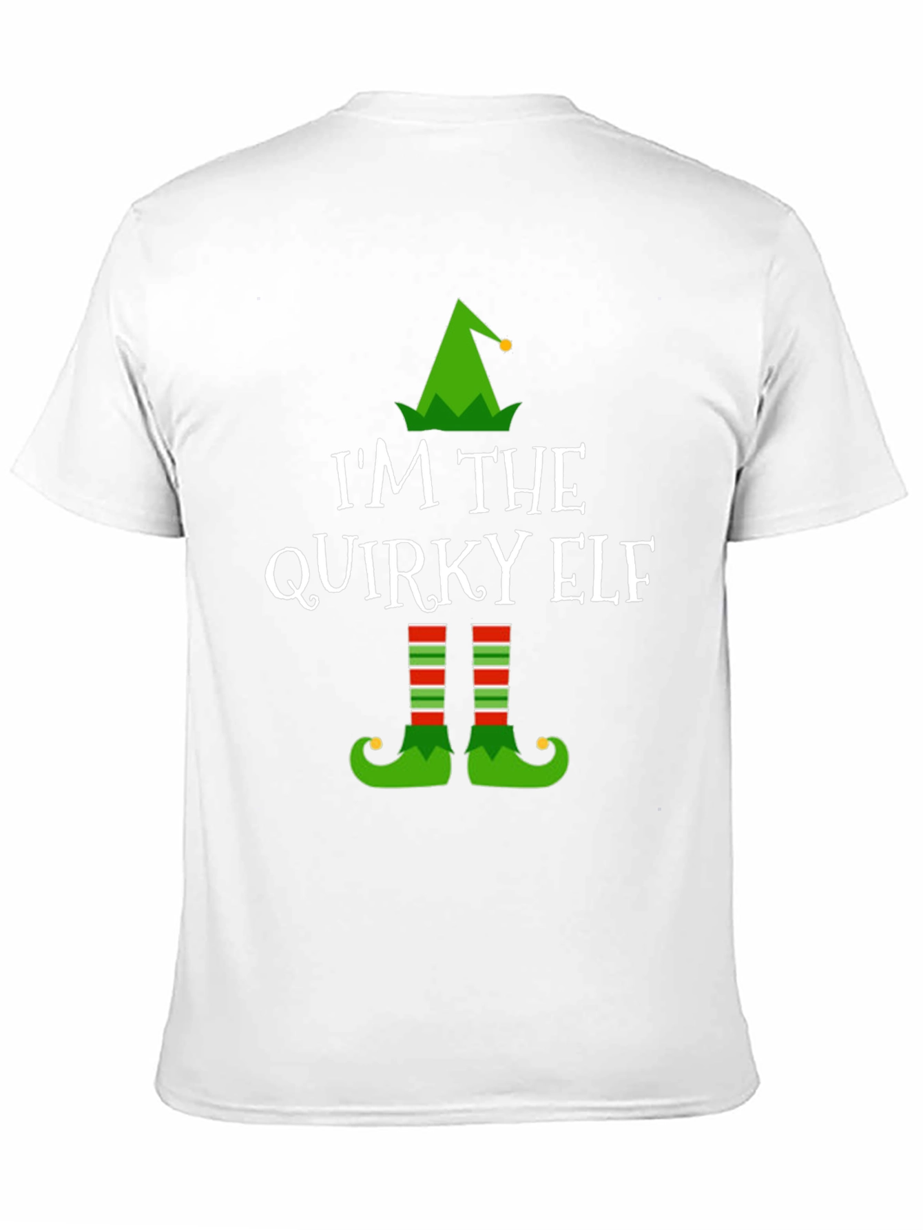 Quirky Elf Christmas T-Shirt - Holiday Apparel