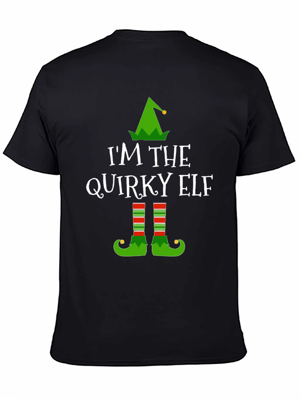 Quirky Elf Christmas T-Shirt - Holiday Apparel