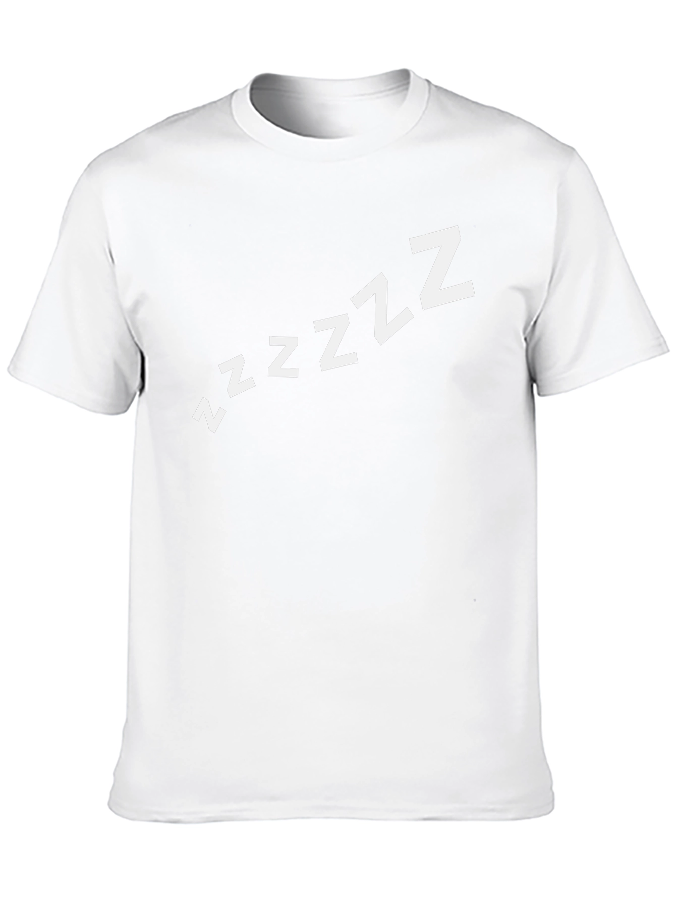 Mens Black Zzzz Graphic Tee - Sleepy Time Shirt