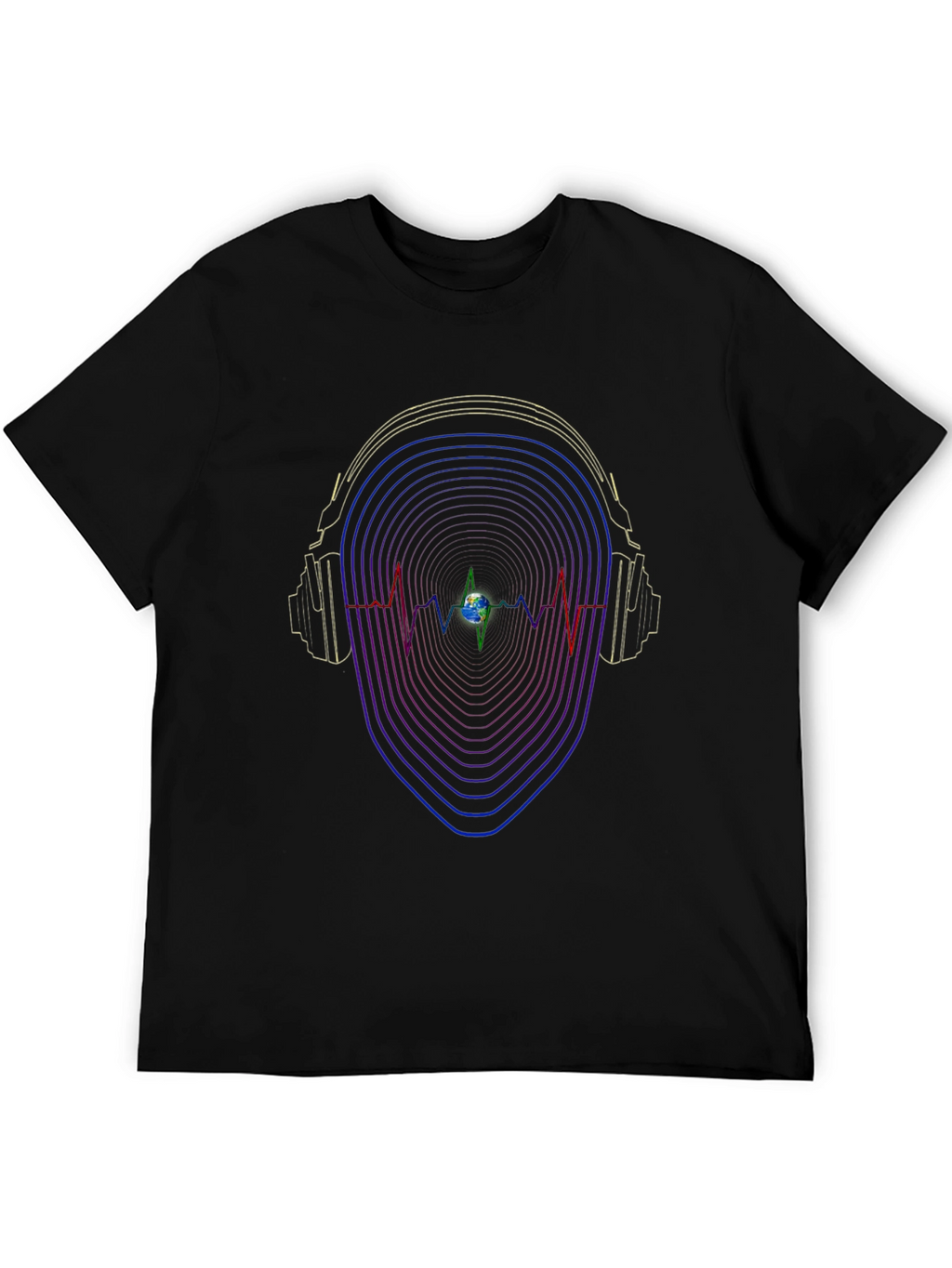 Headphone Pulse T-Shirt - Music Lover Tee