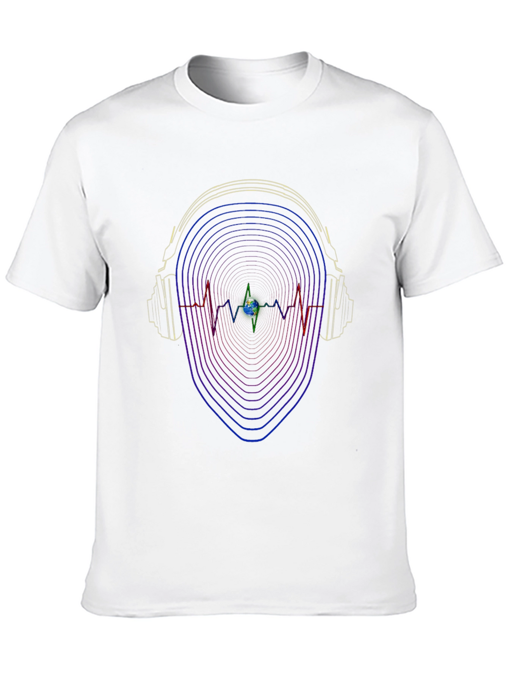Headphone Pulse T-Shirt - Music Lover Tee