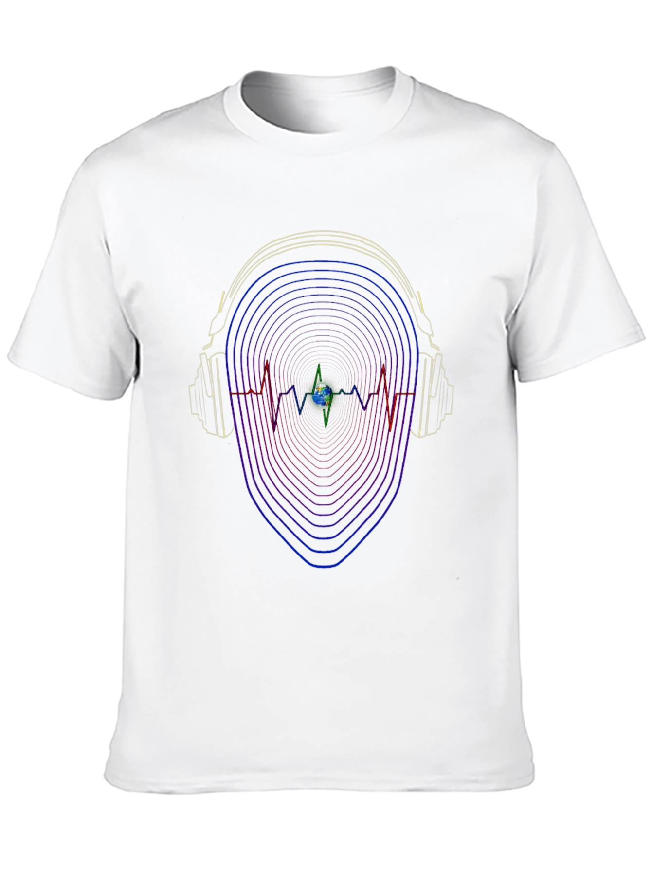 Headphone Pulse T-Shirt - Music Lover Tee