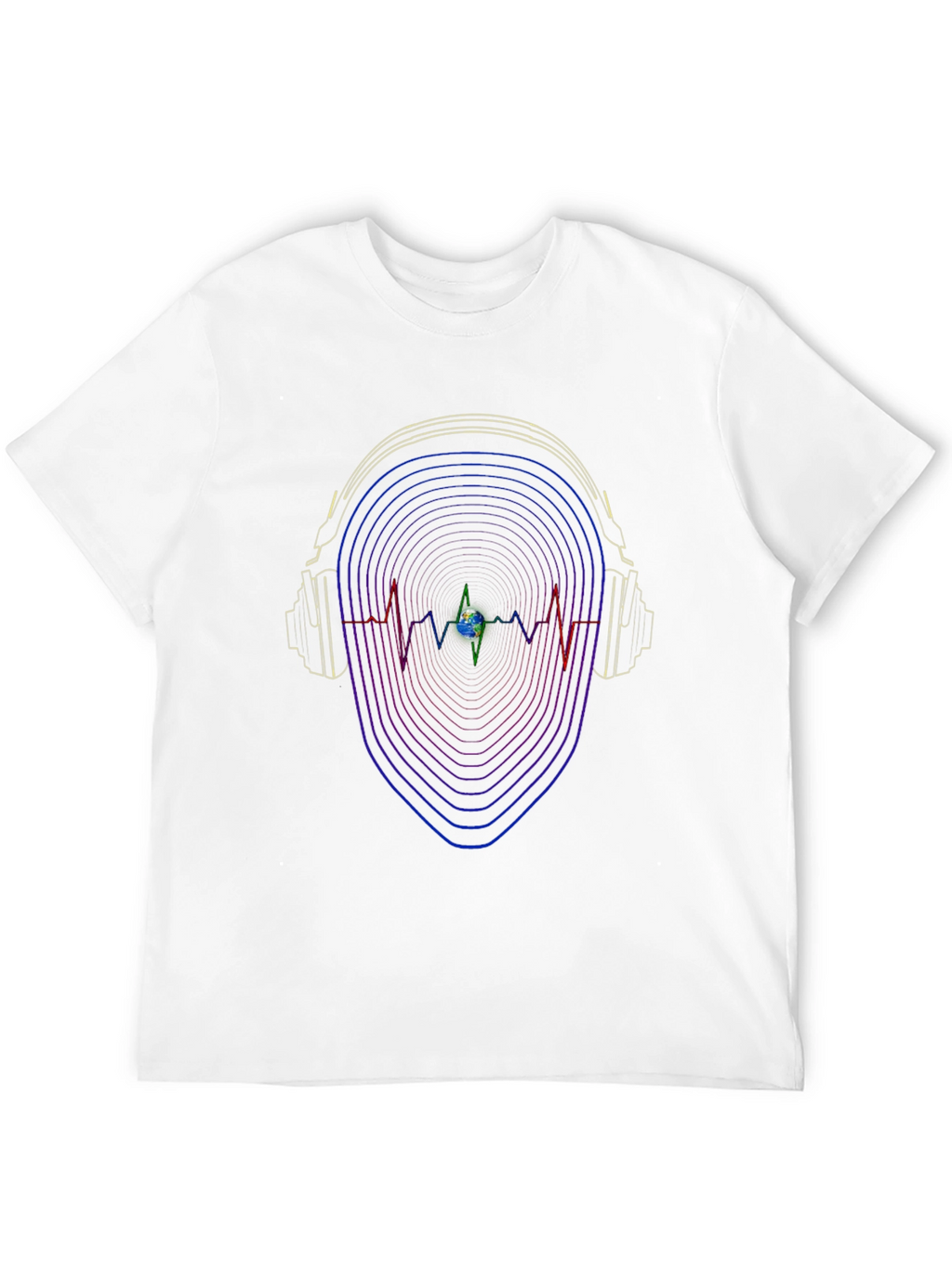 Headphone Pulse T-Shirt - Music Lover Tee