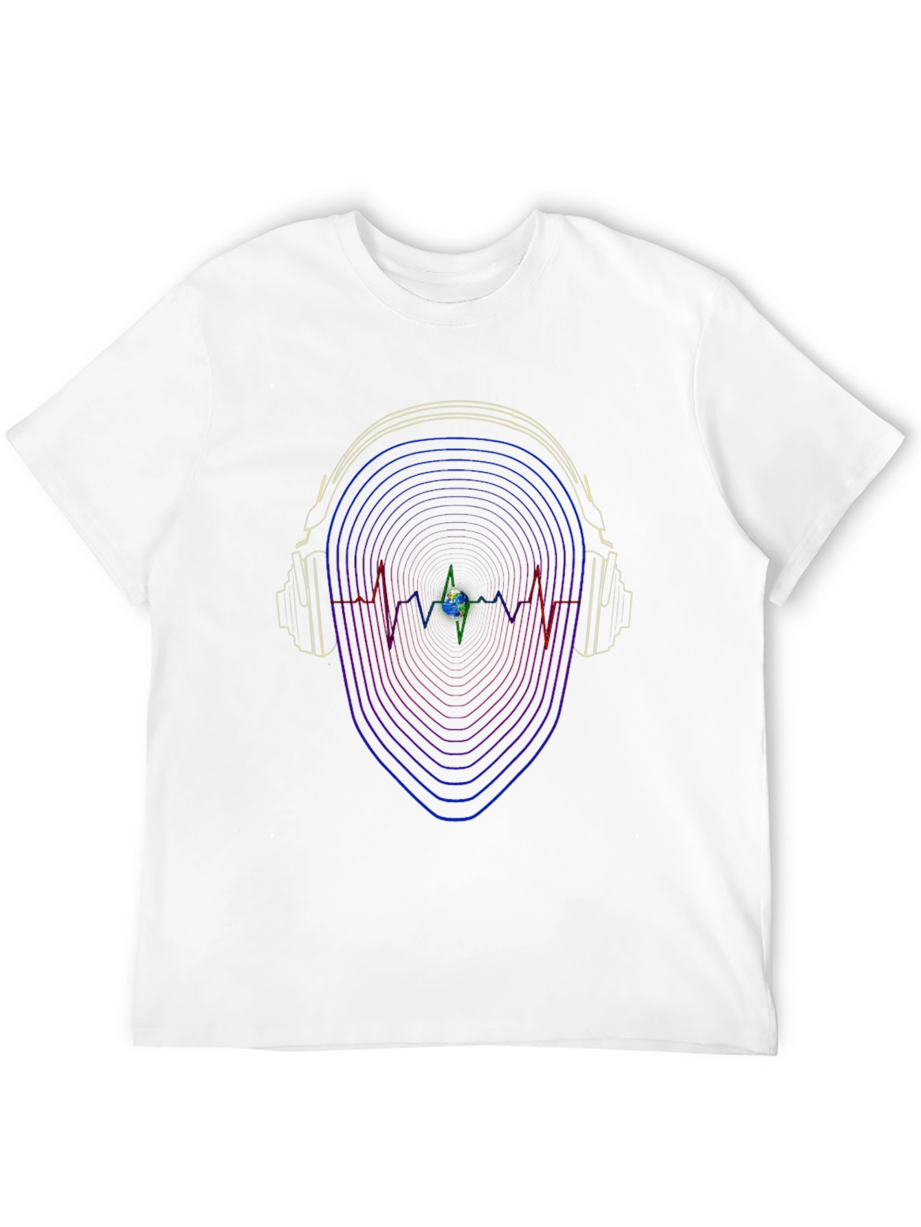 Headphone Pulse T-Shirt - Music Lover Tee