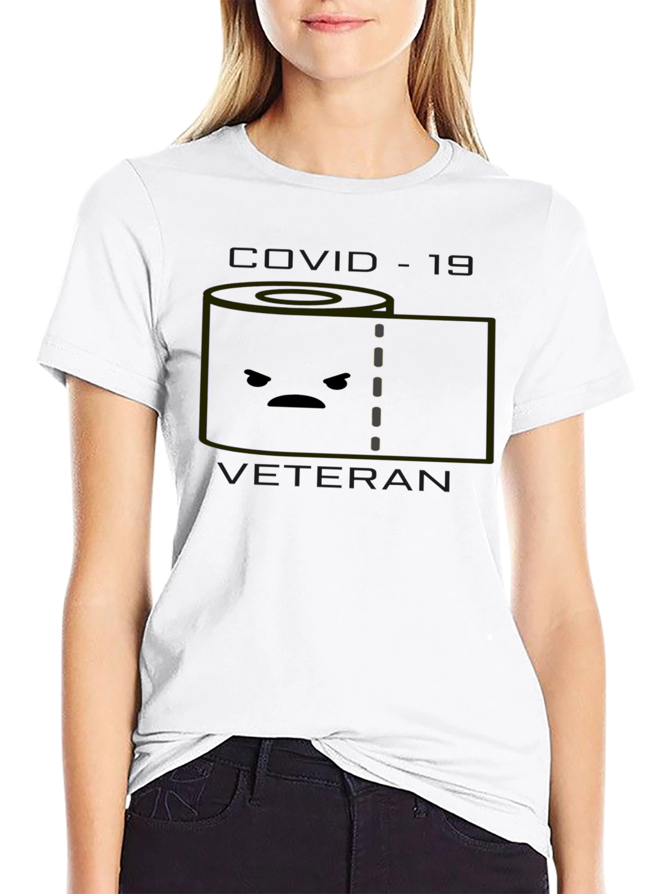 COVID-19 Veteran Toilet Paper Graphic Tee