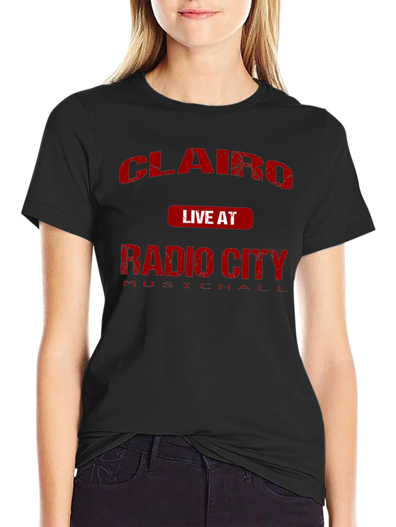 Clairo Live At Radio City Black T-Shirt