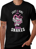 Just A Girl Who Loves Snakes T-Shirt