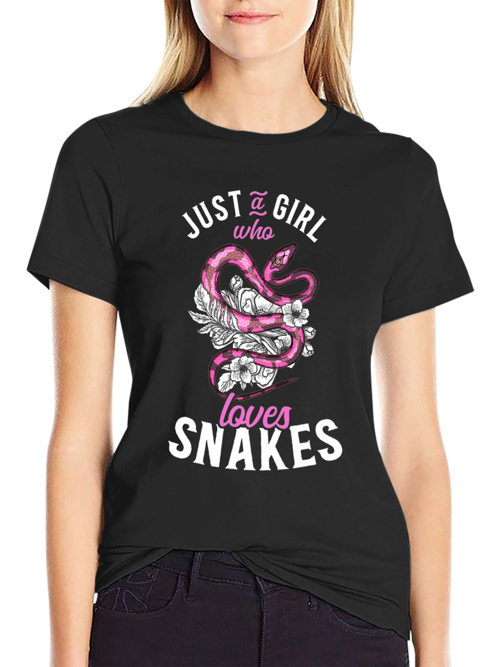 Just A Girl Who Loves Snakes T-Shirt