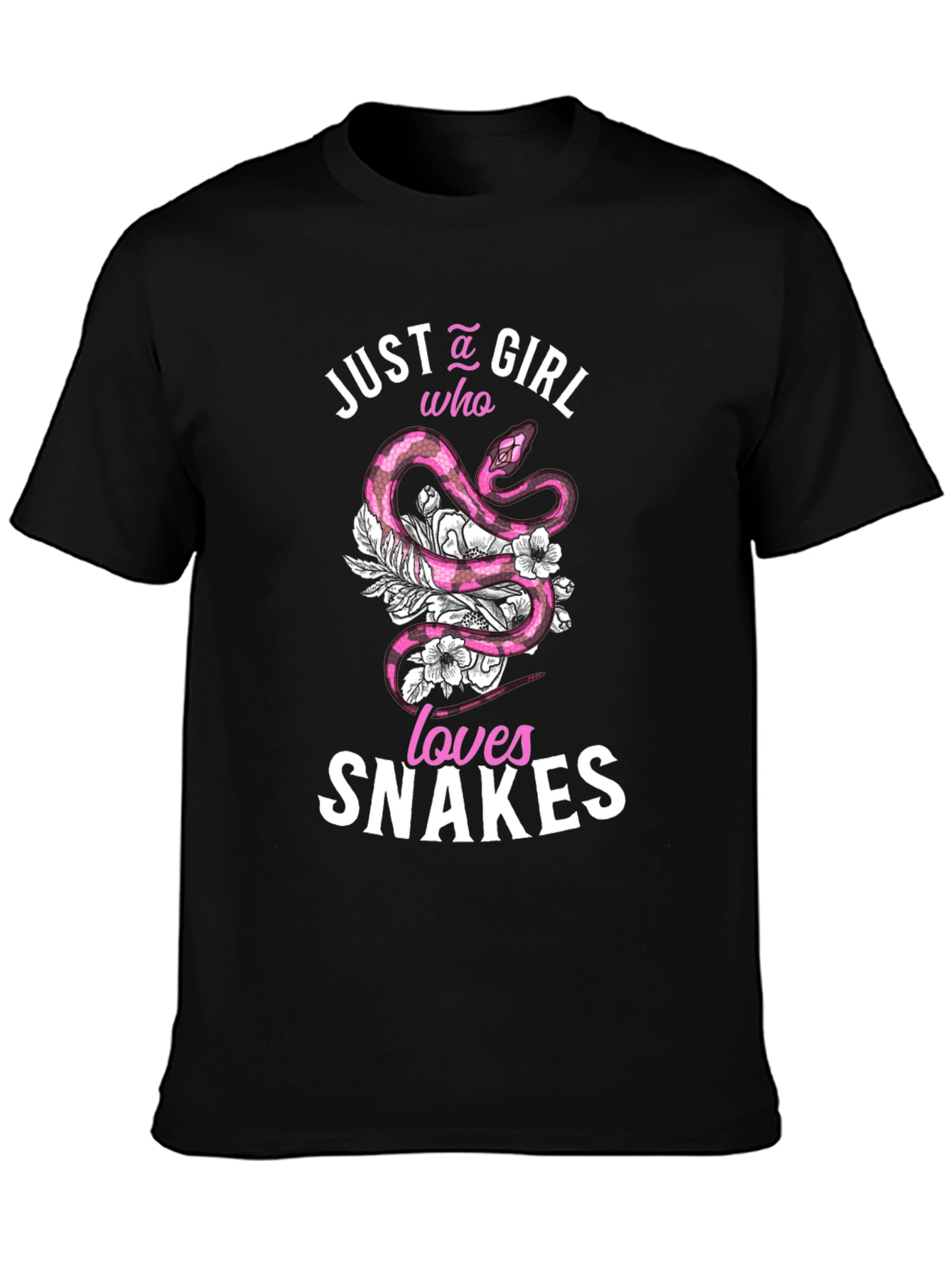 Just A Girl Who Loves Snakes T-Shirt