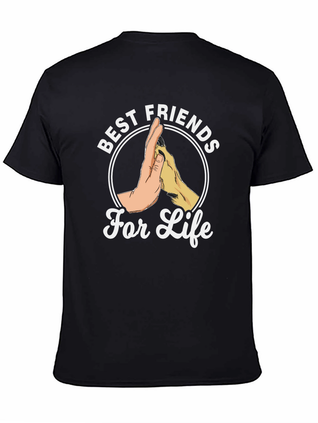 Best Friends For Life T-Shirt - Black Tee