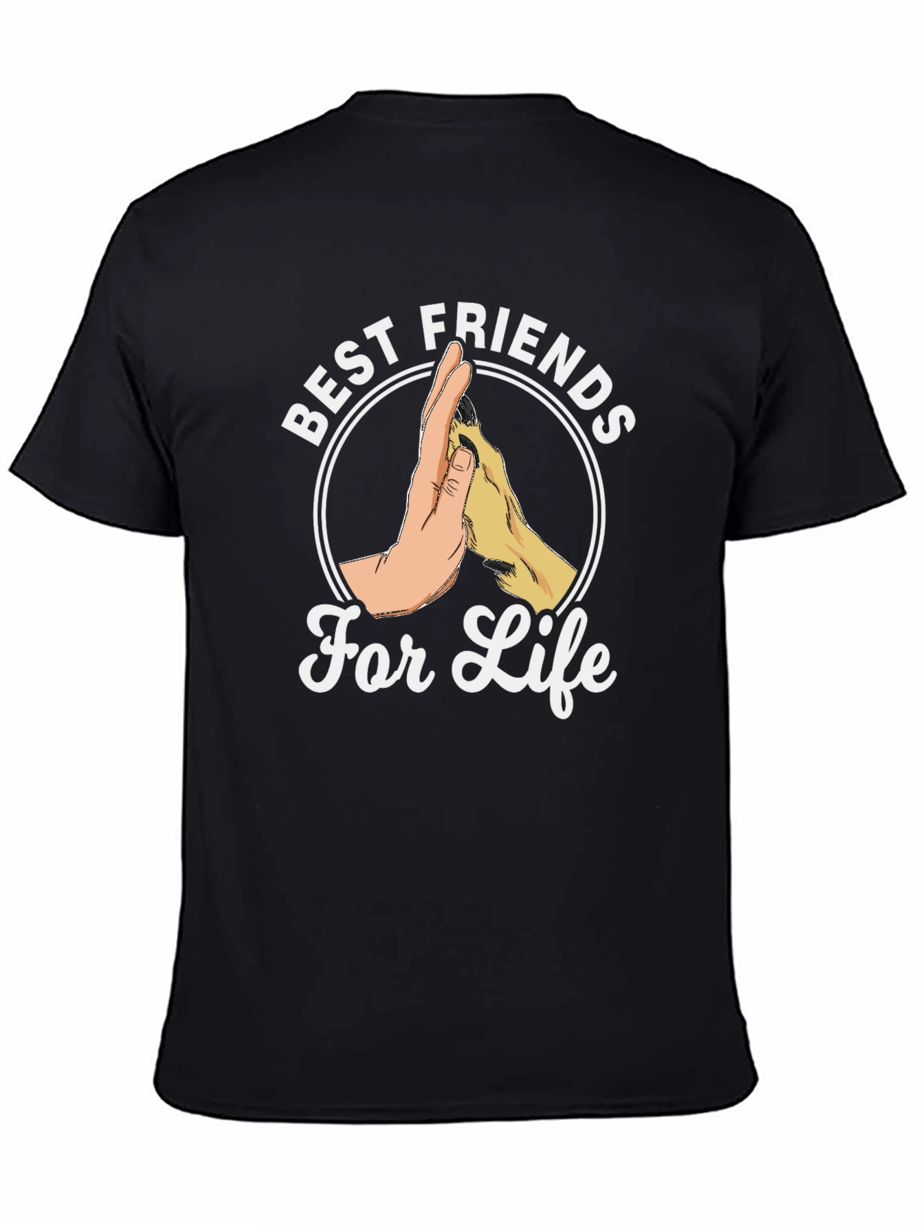 Best Friends For Life T-Shirt - Black Tee