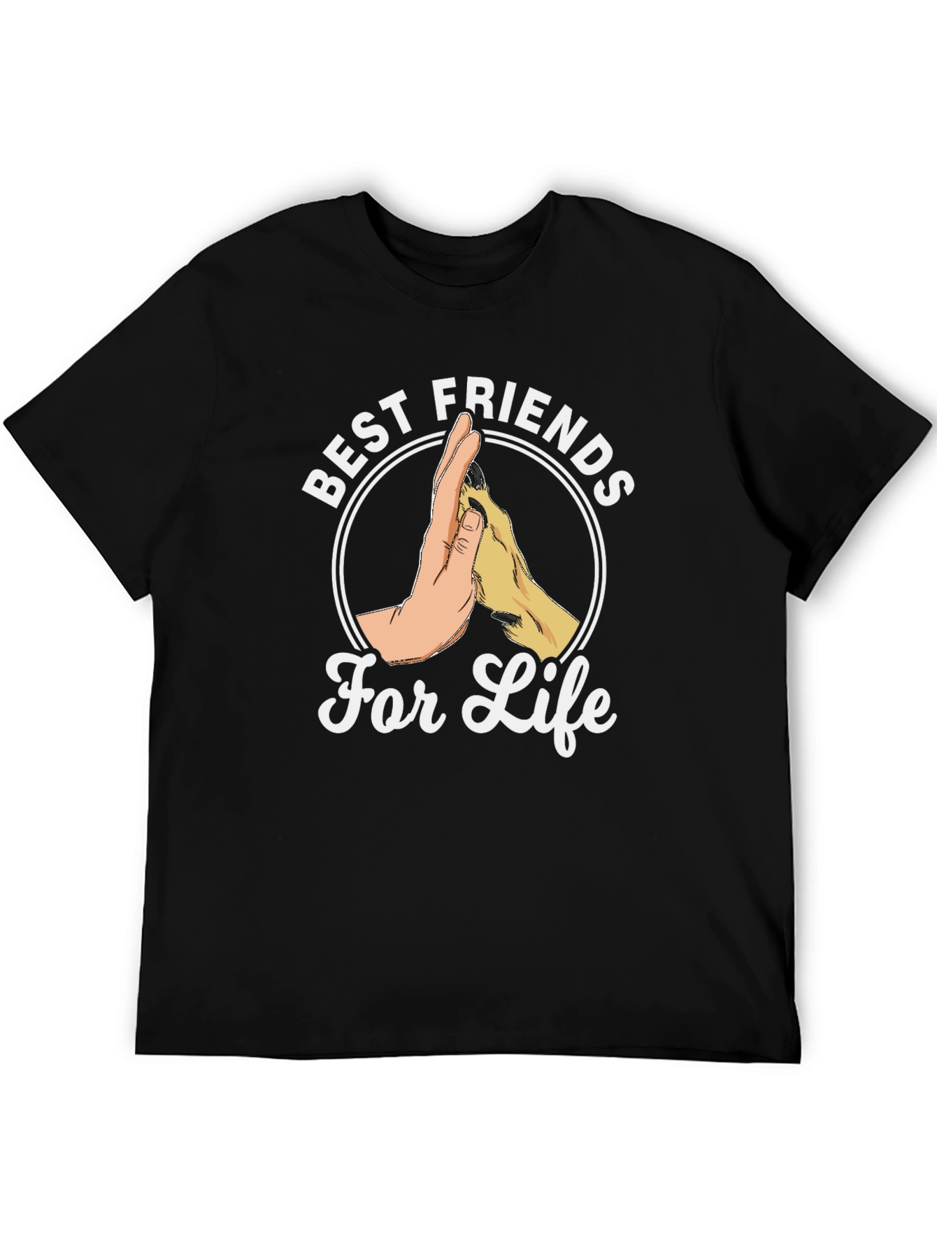 Best Friends For Life T-Shirt - Black Tee
