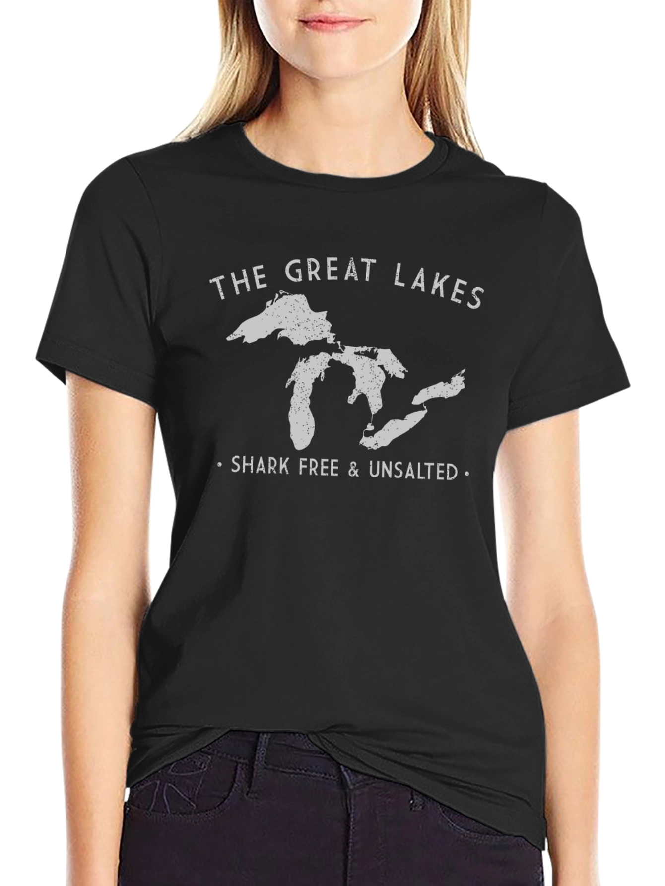 Great Lakes Shark Free & Unsalted Graphic Tee