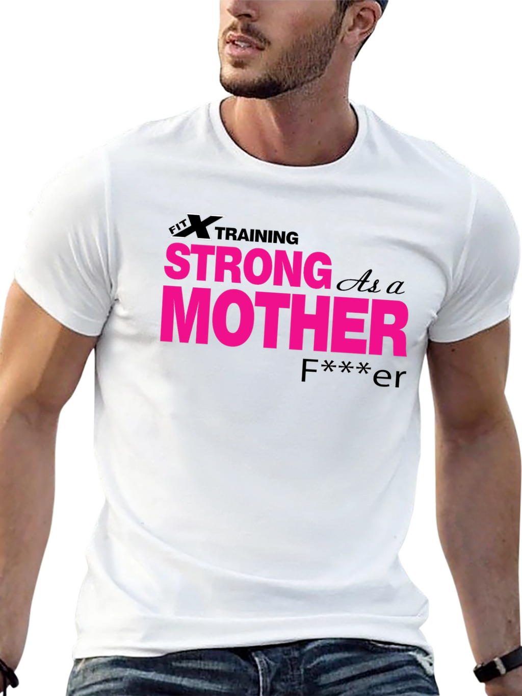Strong as a Mother Graphic Tee - Black