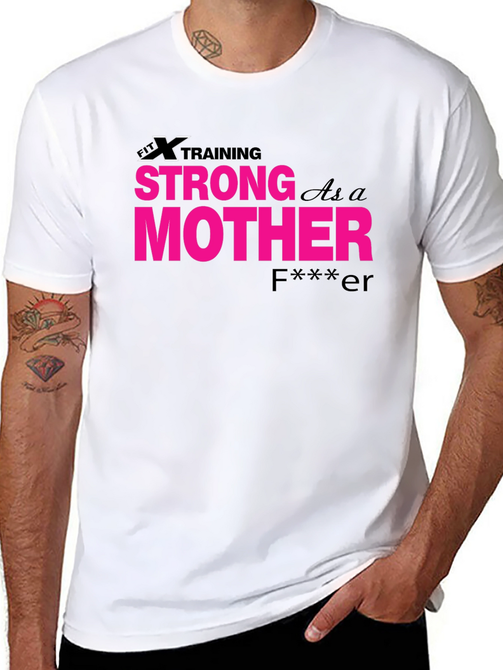 Strong as a Mother Graphic Tee - Black