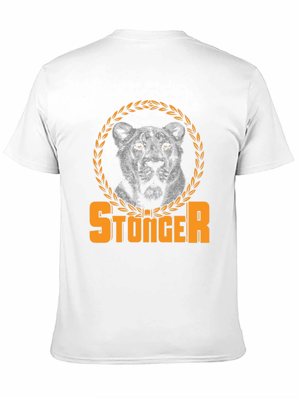 Stonger Lion Graphic Tee - Black