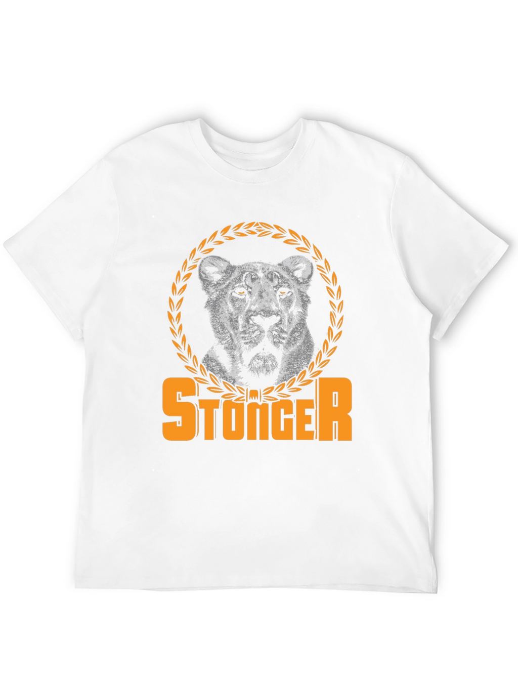 Stonger Lion Graphic Tee - Black
