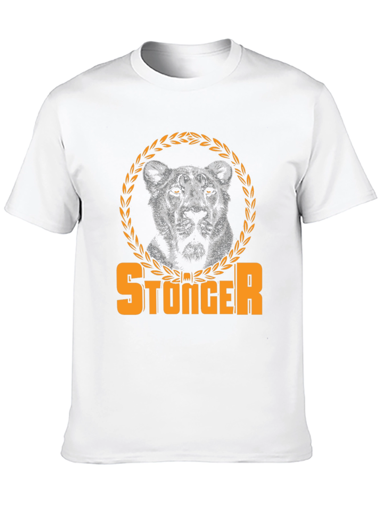 Stonger Lion Graphic Tee - Black