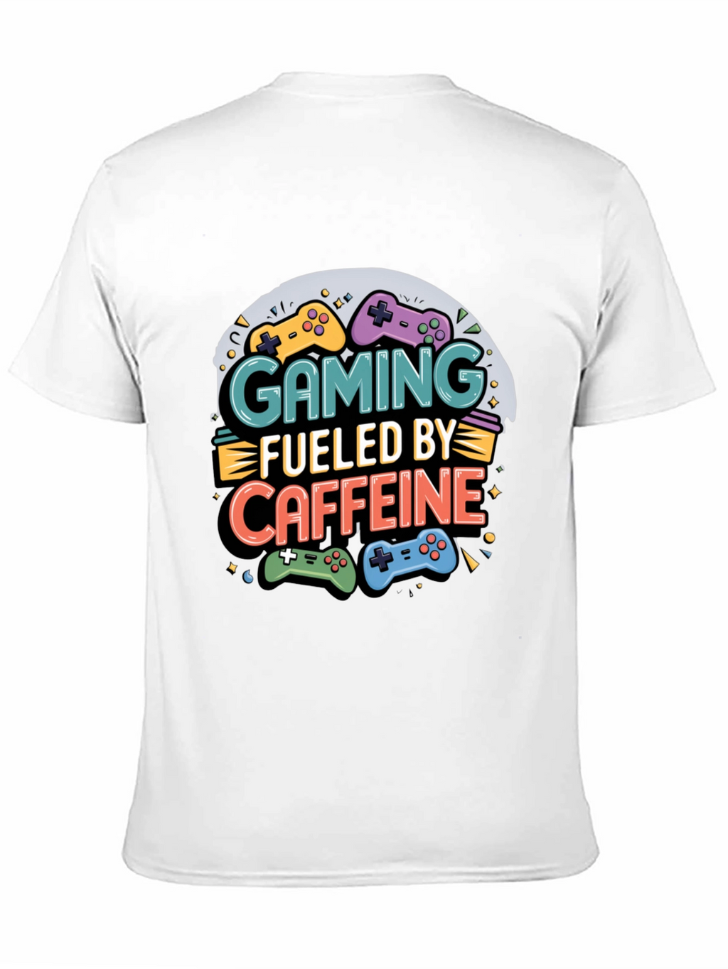 Gaming Fueled by Caffeine Graphic T-Shirt