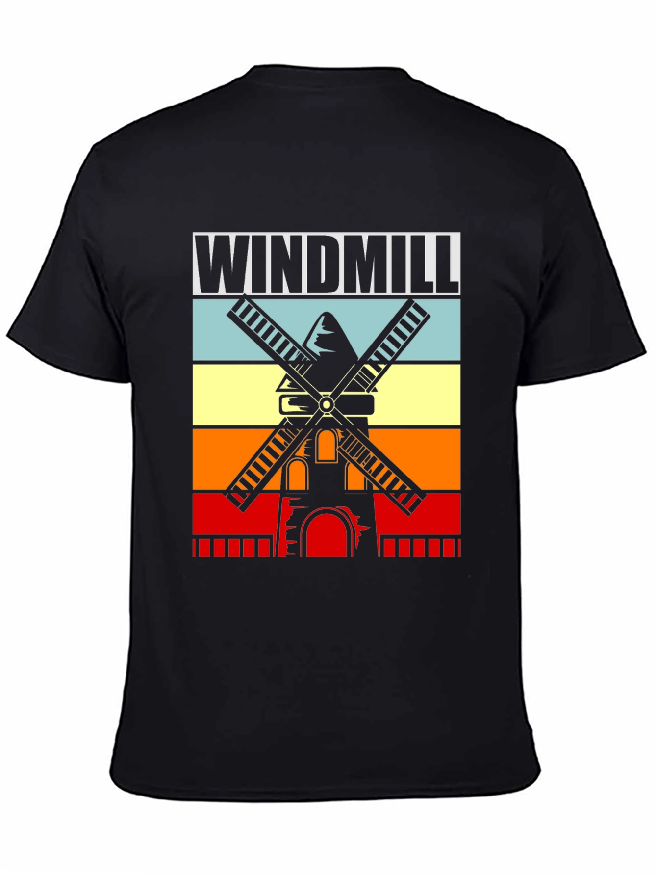 Vintage Windmill T-Shirt - Retro Style Graphic Tee