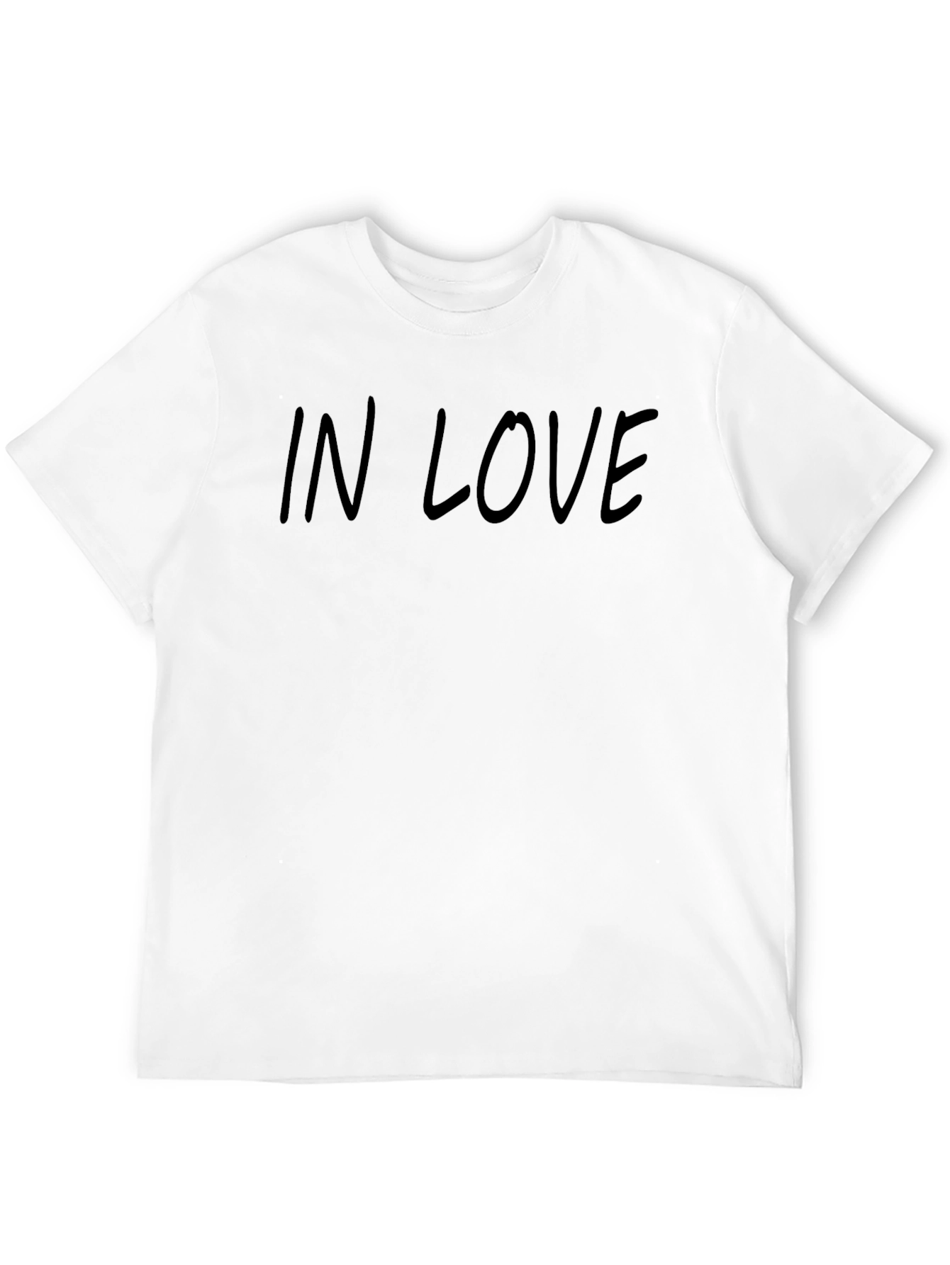 In Love Black Graphic Tee - Modern Style