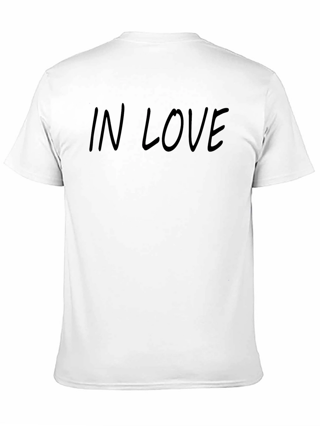 In Love Black Graphic Tee - Modern Style