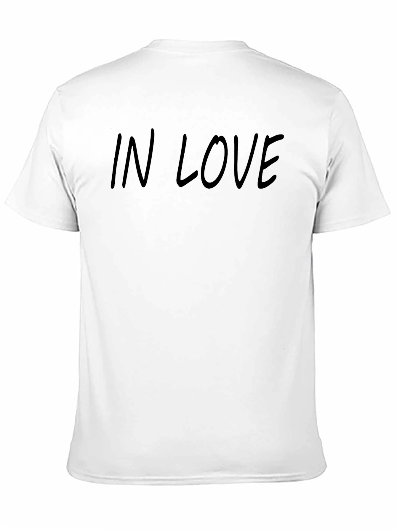 In Love Black Graphic Tee - Modern Style