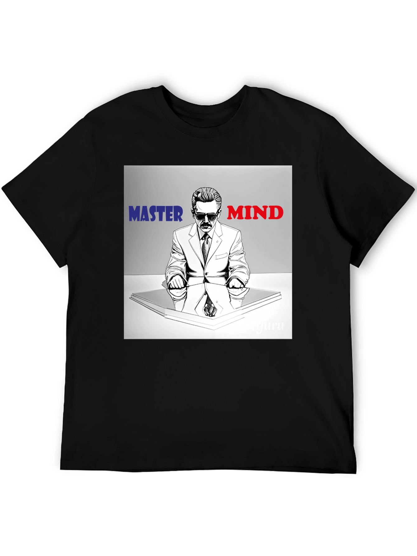 Master Mind Graphic Tee - Cool Black T-Shirt