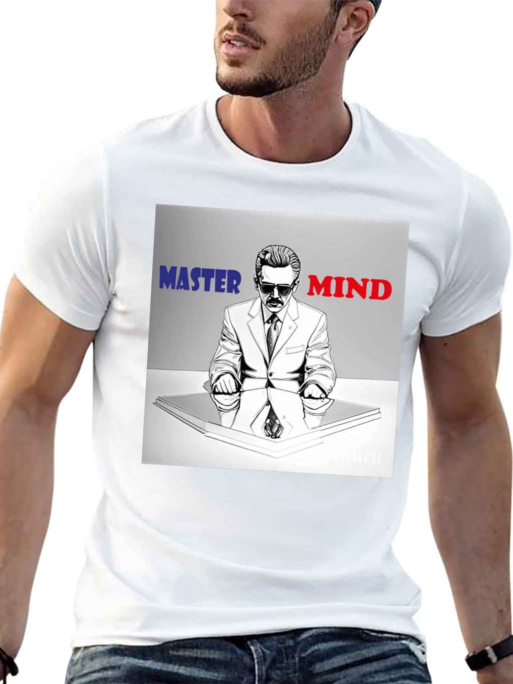 Master Mind Graphic Tee - Cool Black T-Shirt