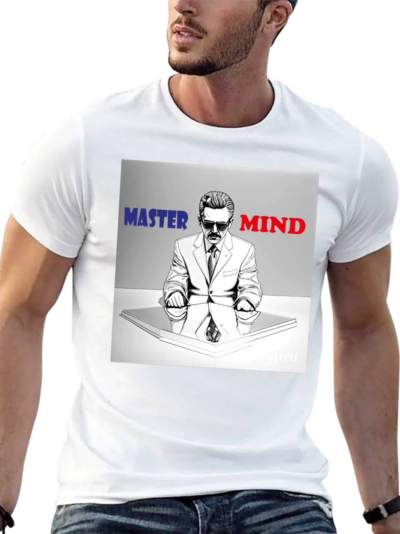 Master Mind Graphic Tee - Cool Black T-Shirt