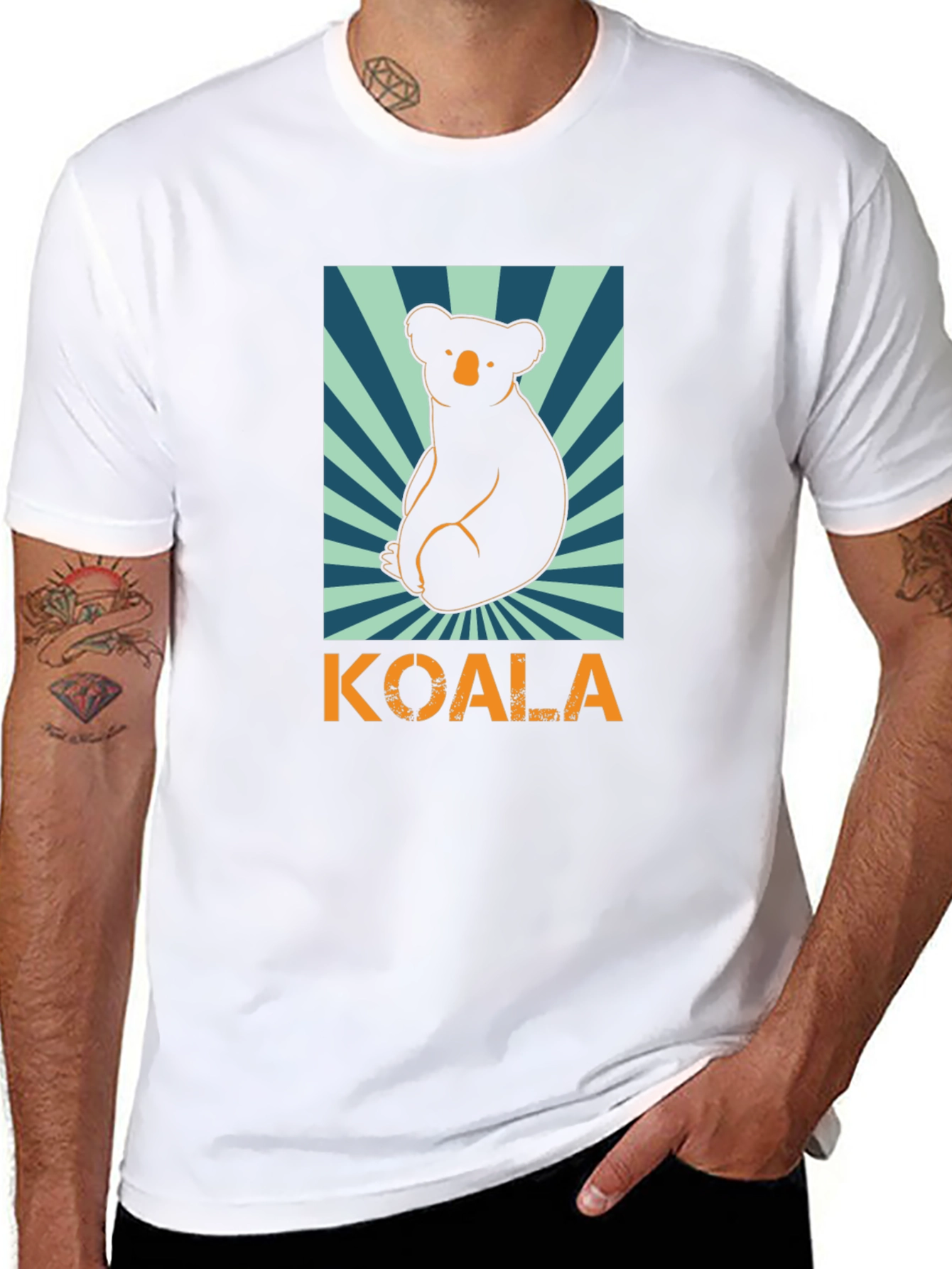 Koala T-Shirt Animal Lover Tee Graphic Print Shirt