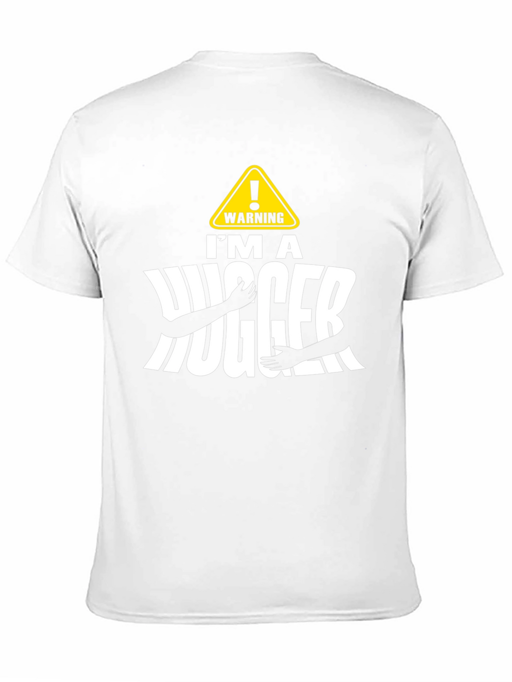 Warning Im A Hugger Black T-Shirt