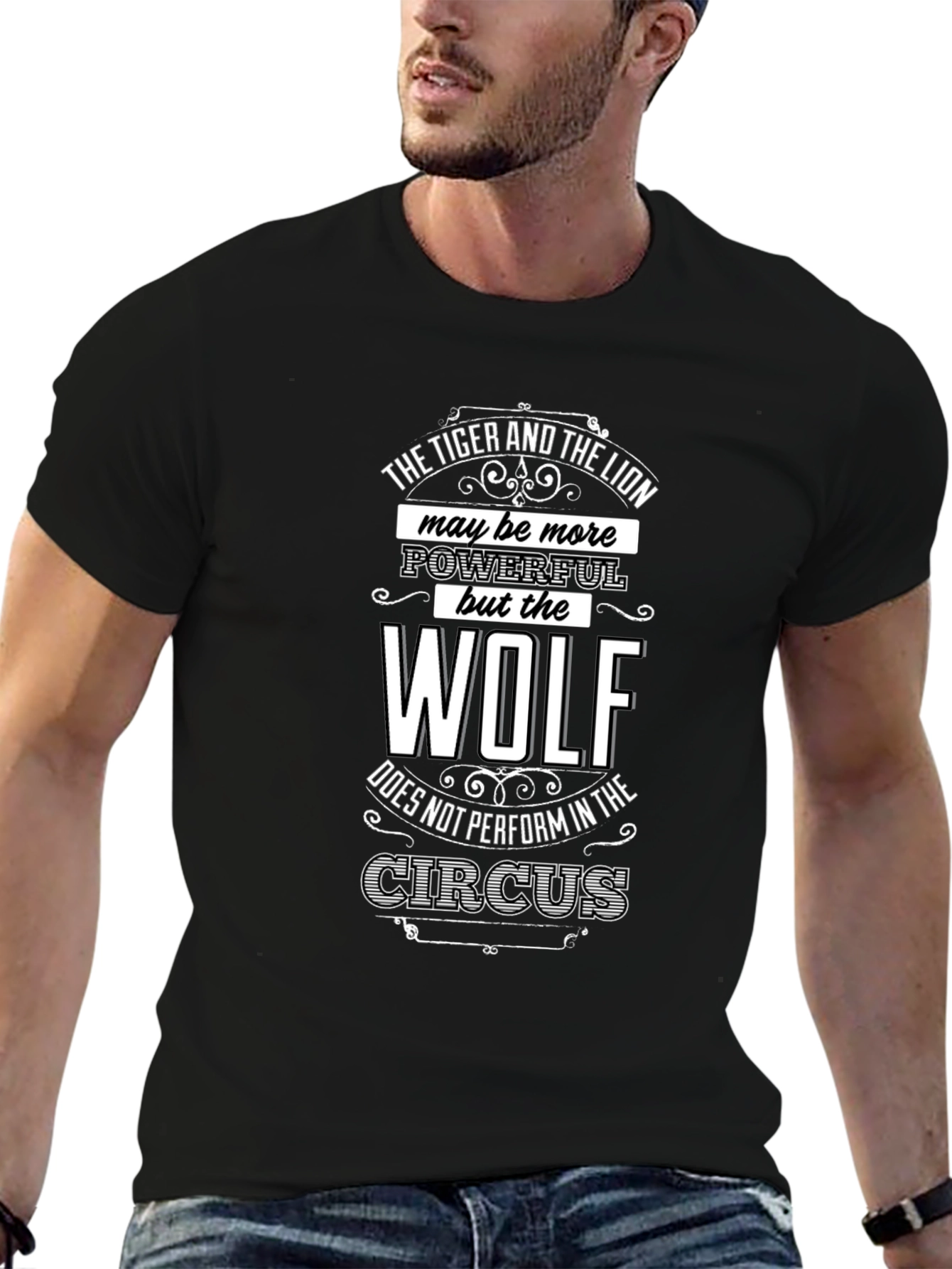 Wolf Circus T-Shirt - Powerful and Unique Design
