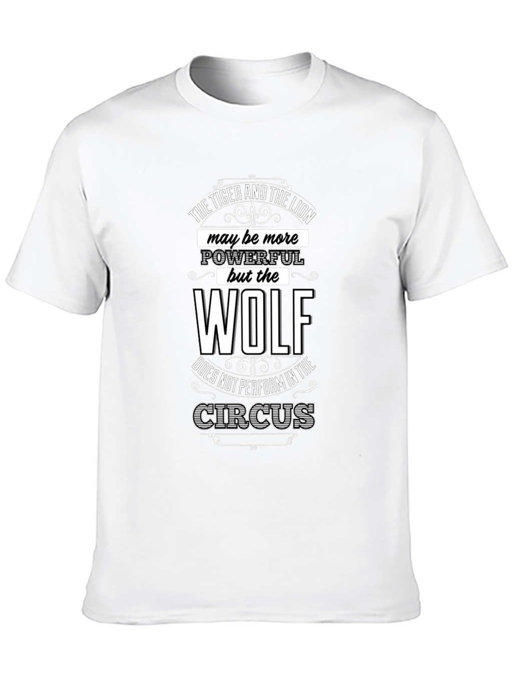 Wolf Circus T-Shirt - Powerful and Unique Design