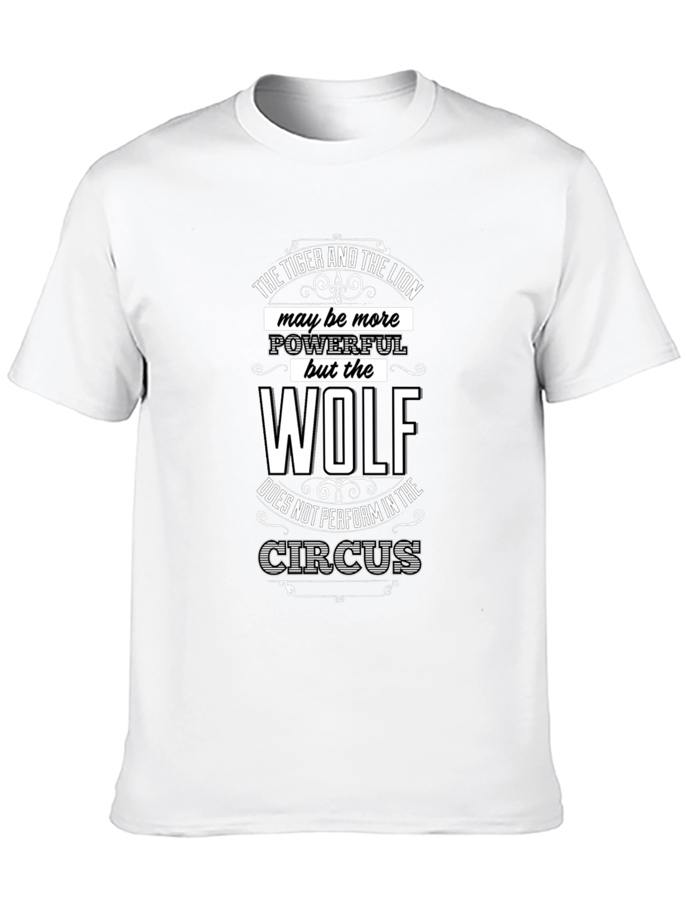 Wolf Circus T-Shirt - Powerful and Unique Design