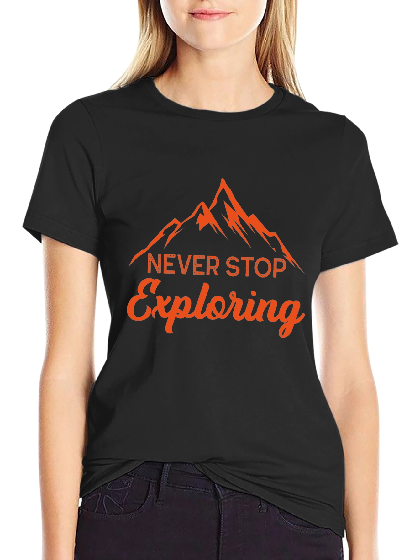 Never Stop Exploring Graphic T-Shirt
