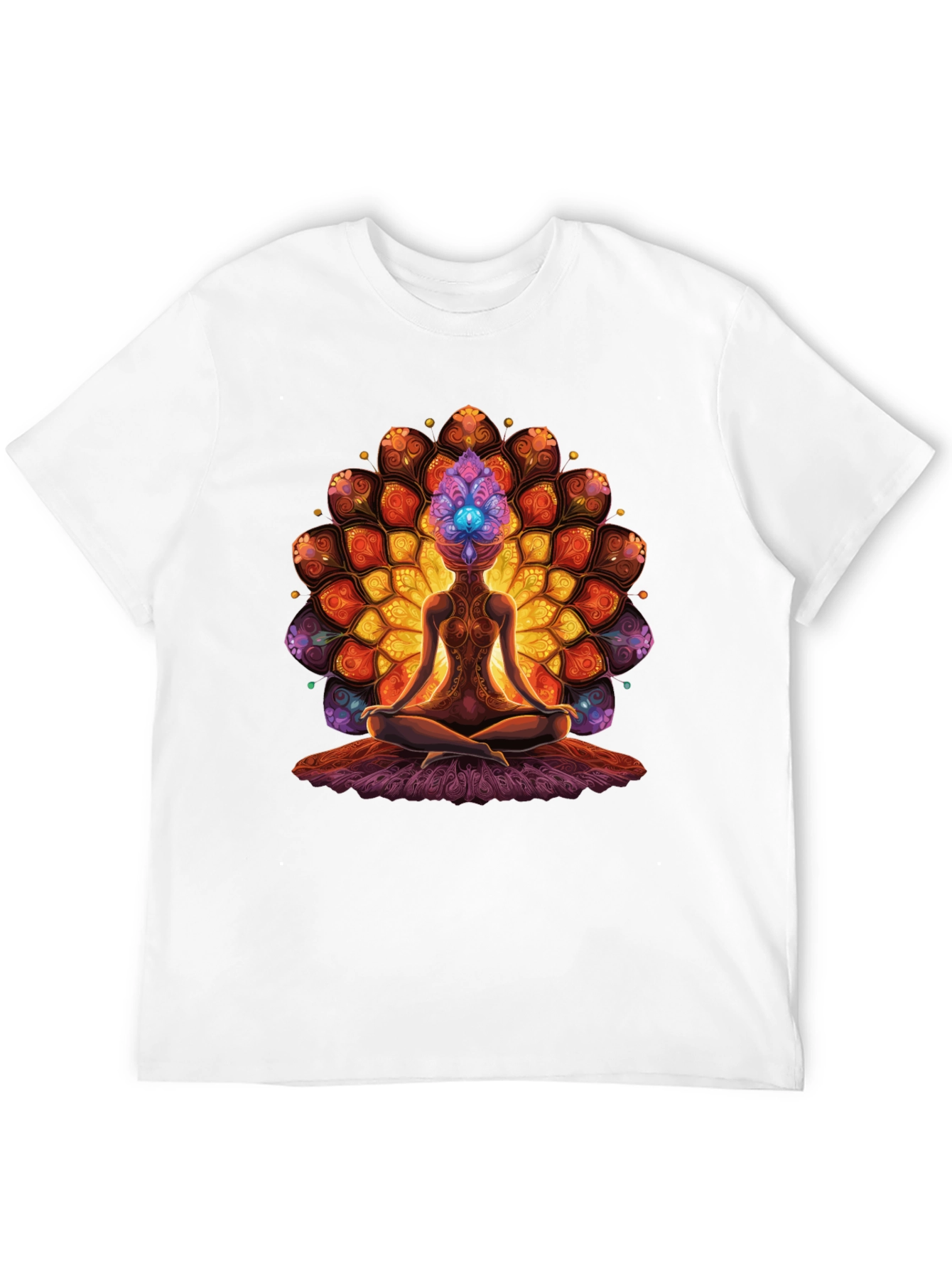 Meditative Mandala T-Shirt - Spiritual Design