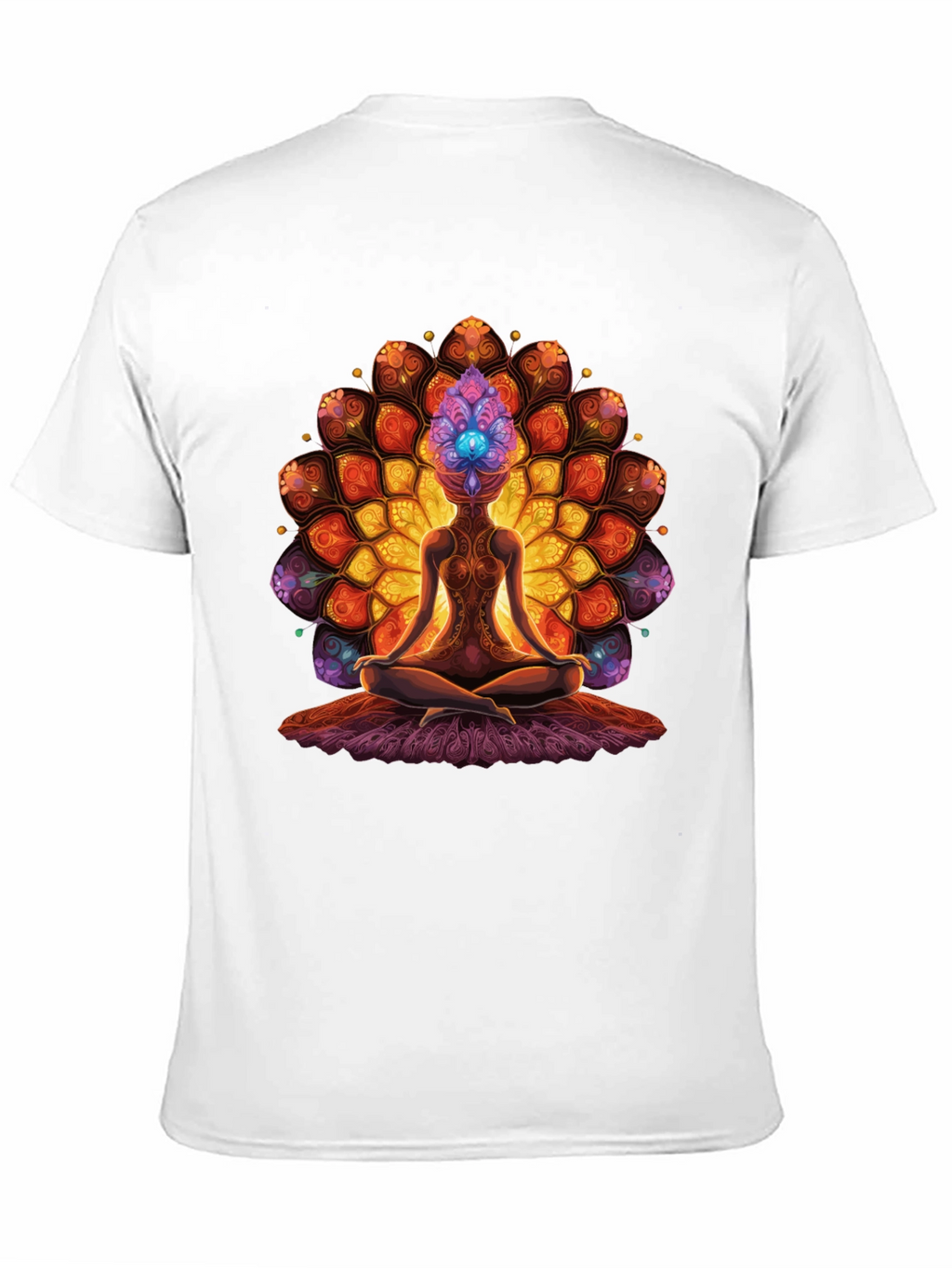 Meditative Mandala T-Shirt - Spiritual Design