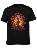Meditative Mandala T-Shirt - Spiritual Design