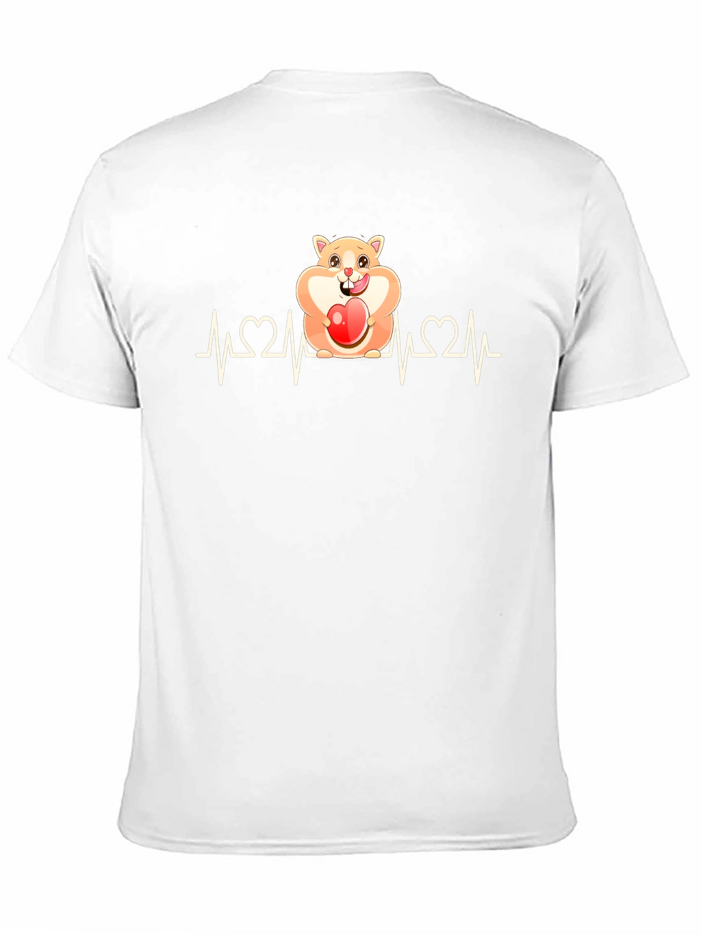 Hamster Heartbeat T-Shirt - Loveable Rodent Design