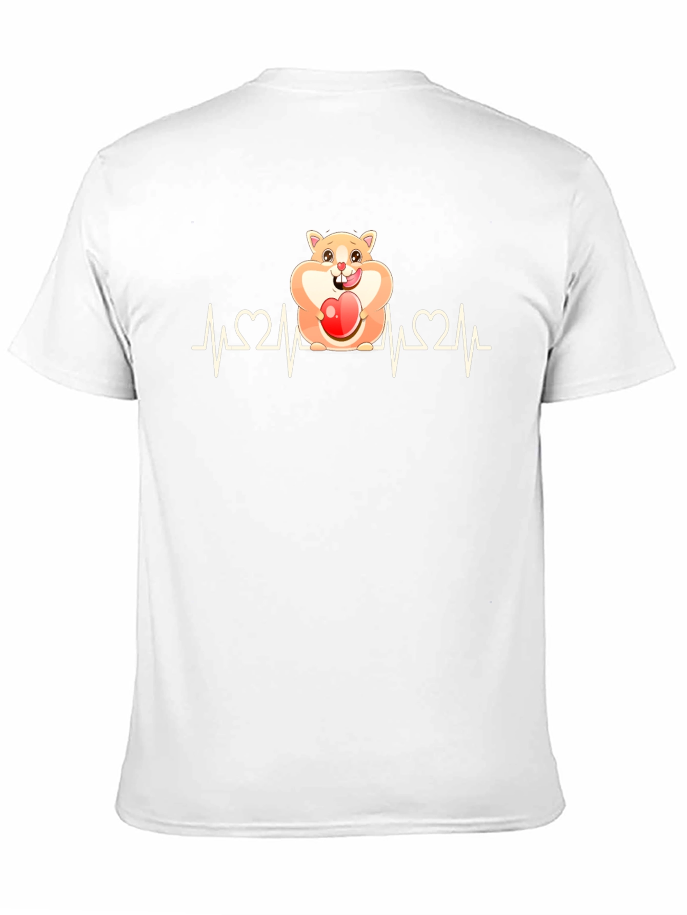 Hamster Heartbeat T-Shirt - Loveable Rodent Design