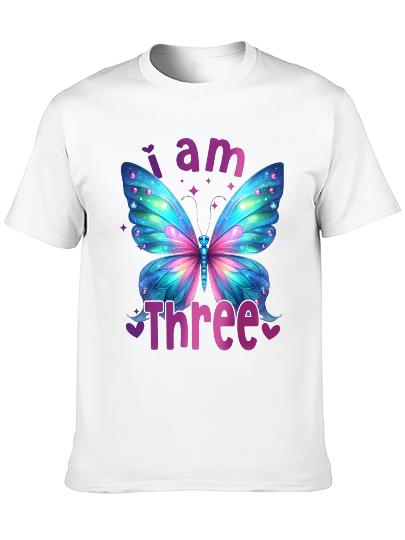 Butterfly 3rd Birthday T-Shirt