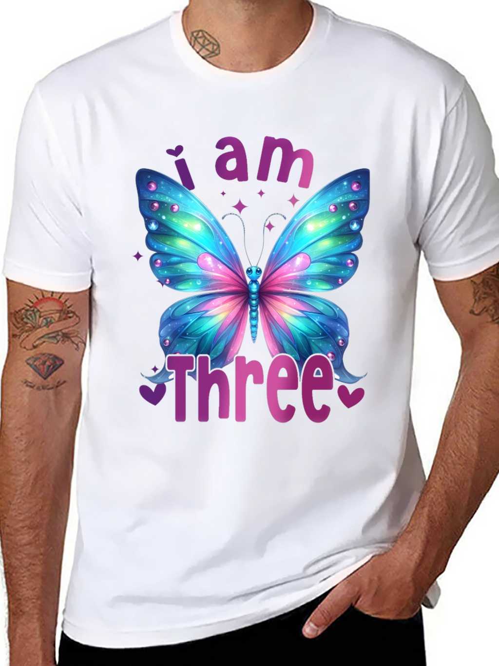 Butterfly 3rd Birthday T-Shirt