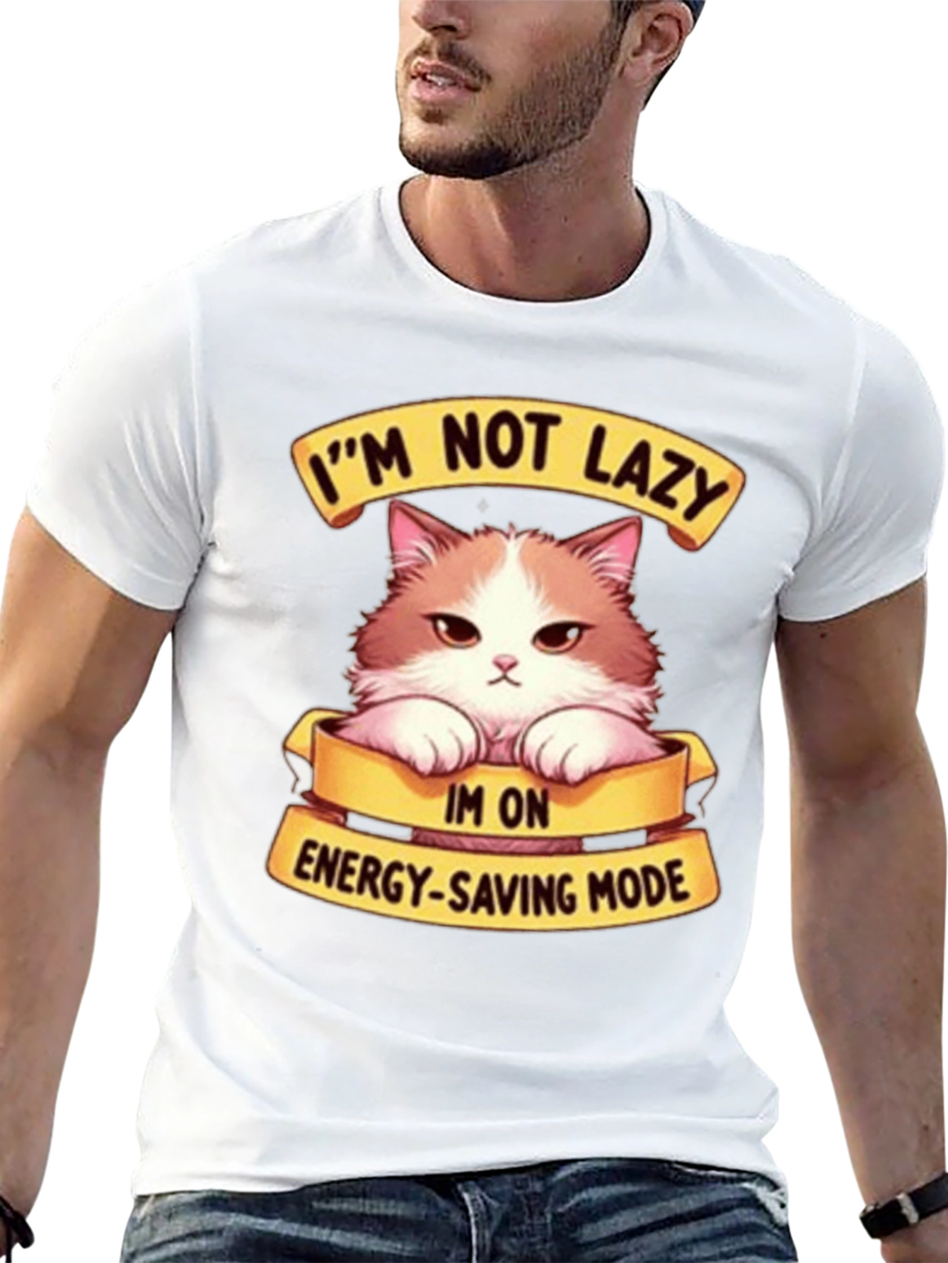 Im Not Lazy Cat T-Shirt